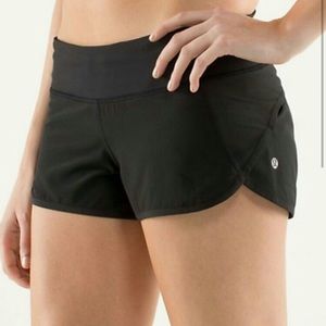 Black Lululemon running shorts 2